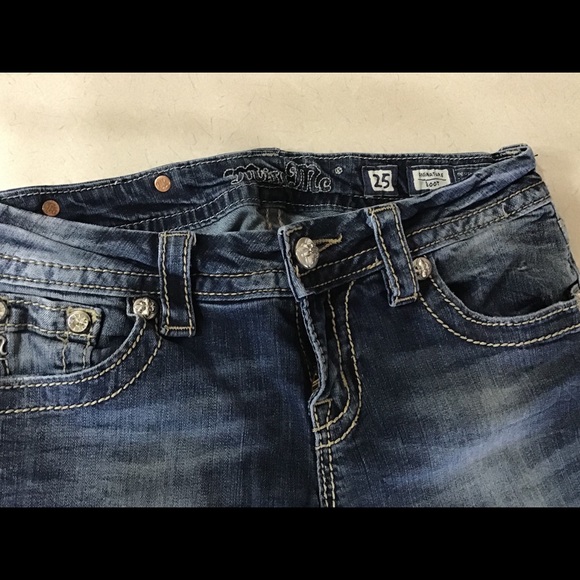 EUC Miss Me boot cut size 25 inseam27 - Picture 4 of 5